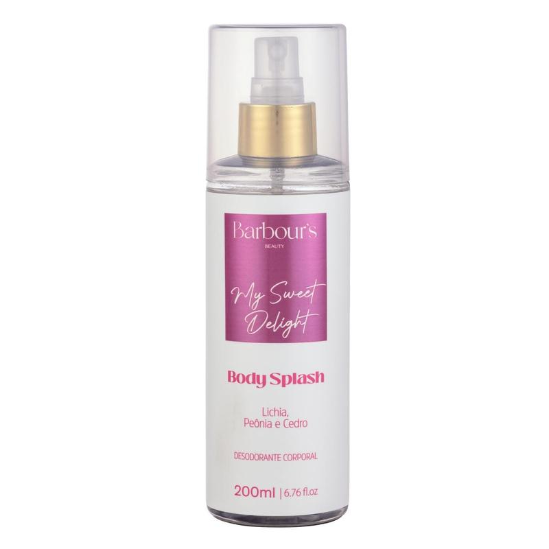 Body Splash My Sweet Delight Barbours Beauty 200ml Fragrância Fresca Corporal Colônia